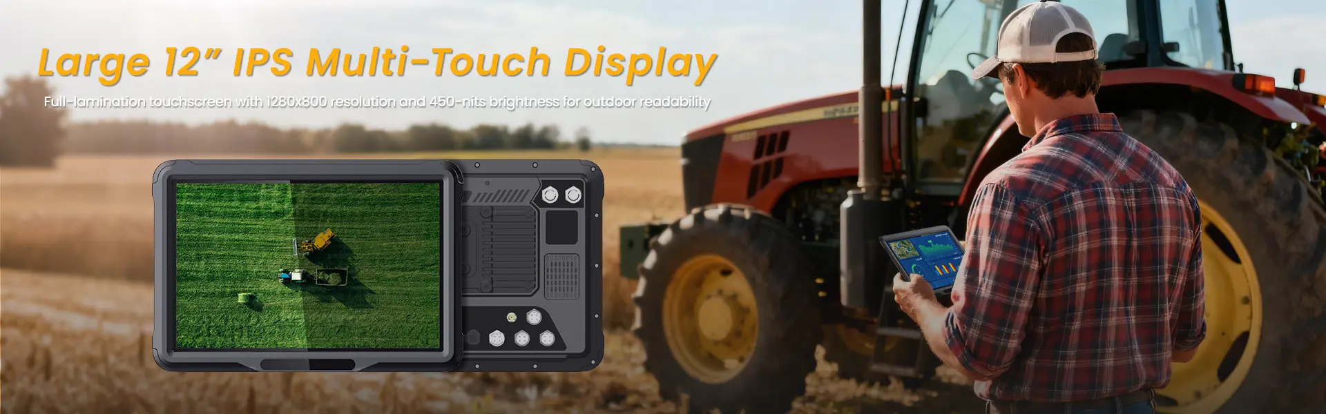 Rugged Tablet For Precision Agriculture