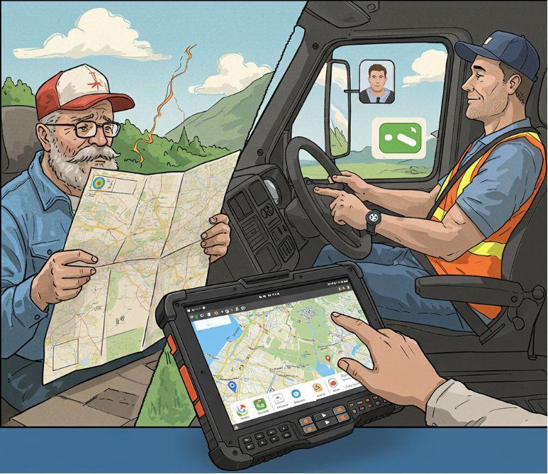 truck tablet