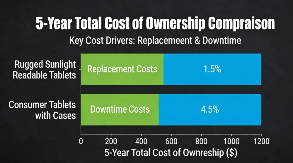 5-Year TCO Comparison Graph