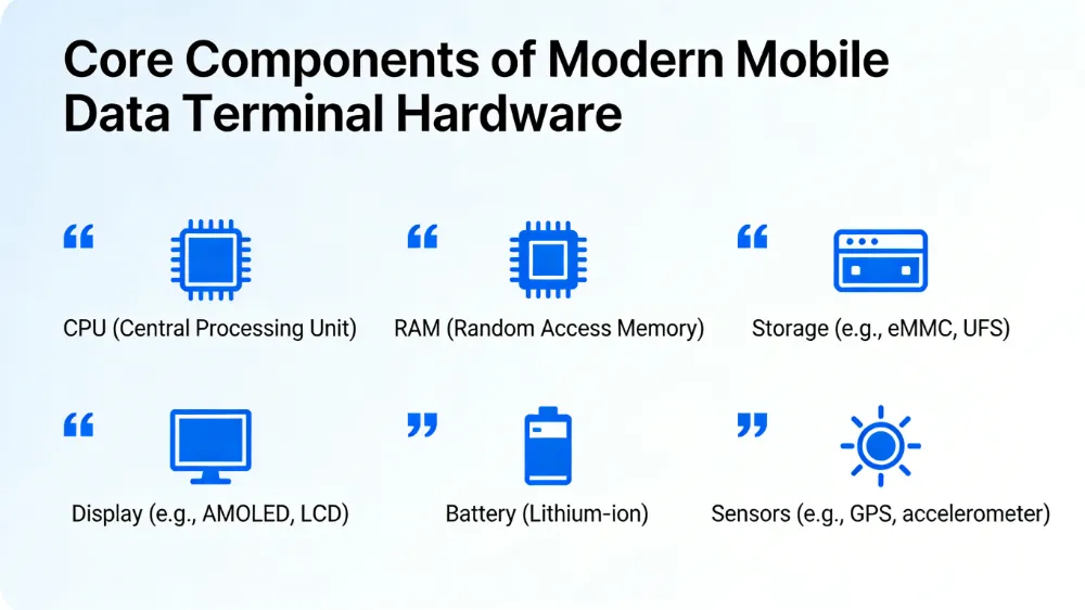 Core Components of Modern Mobile Data Terminal Hardware