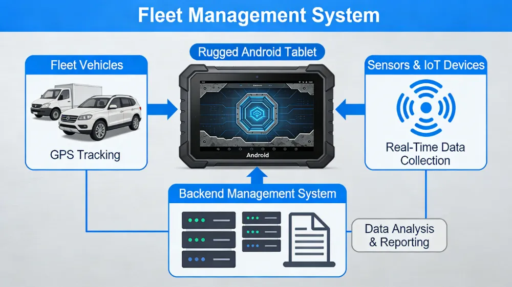 Rugged Android Tablet for Fleet Management