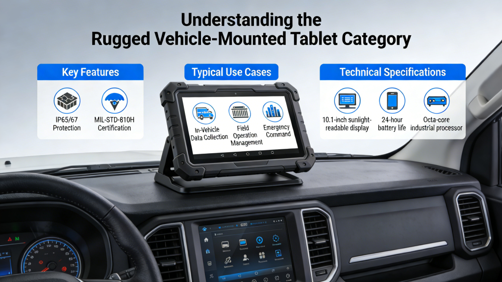 Understanding theRugged Vehicle-Mounted Tablet Category