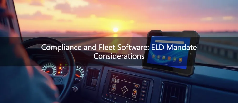 Compliance and Fleet Software ELD Mandate Considerations