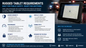 Rugged Tablet Requirements for Public Safety