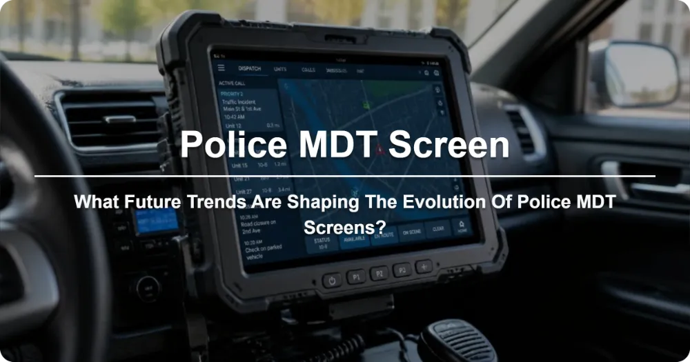 What Future Trends Are Shaping the Evolution of Police MDT Screens