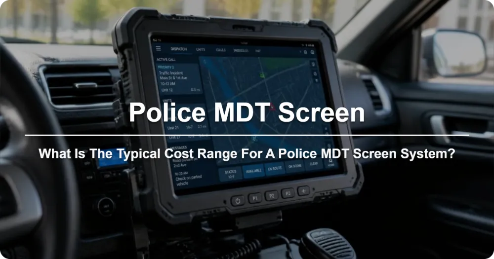 What Is the Typical Cost Range for a Police MDT Screen System