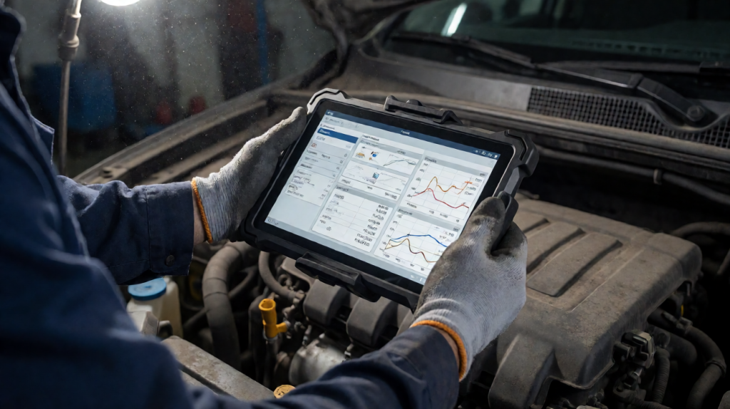 Rugged Tablet with GPS Tracking for Fleet Management