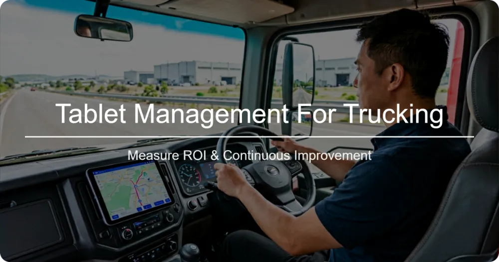 Tablet Management for TruckingMeasure ROI & Continuous Improvement